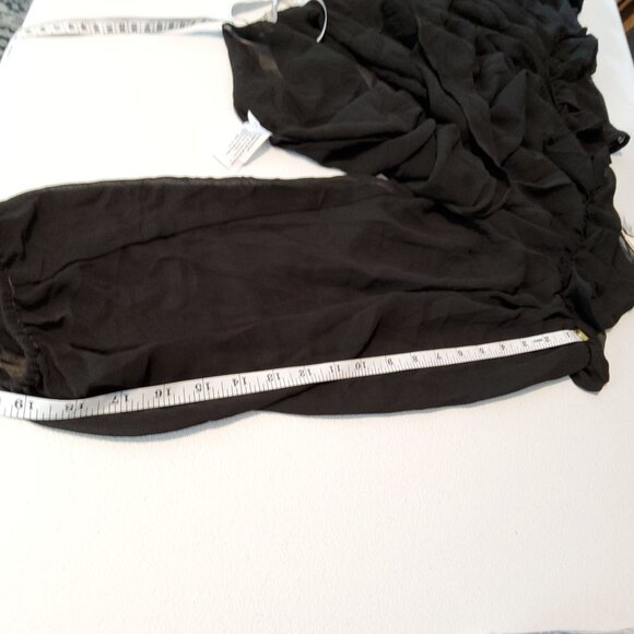 A New Day Womens Black Off-Shoulder Ruffle Top Off-shoulder design Medium - Picture 6 of 11